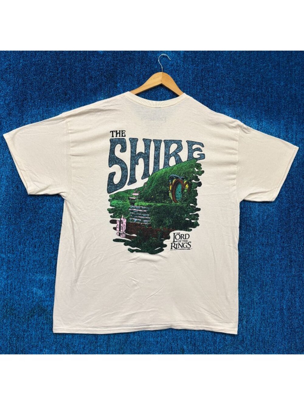 The Lord of The Rings The Shire Book Beige T-Shirt Size 2X
